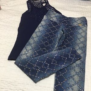 M citelli S/M leggings denim design